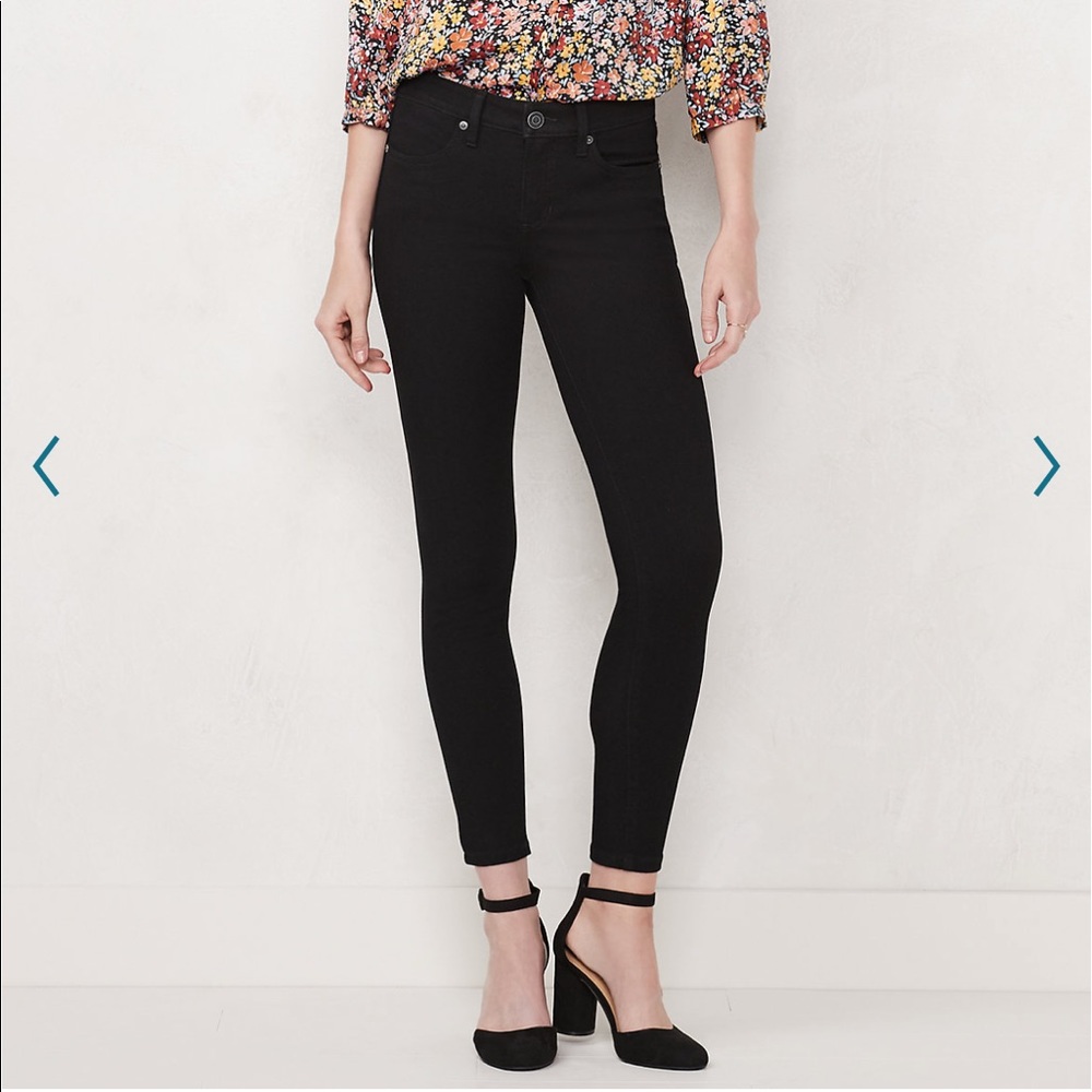 Black LC Lauren Conrad Skinny Jeans